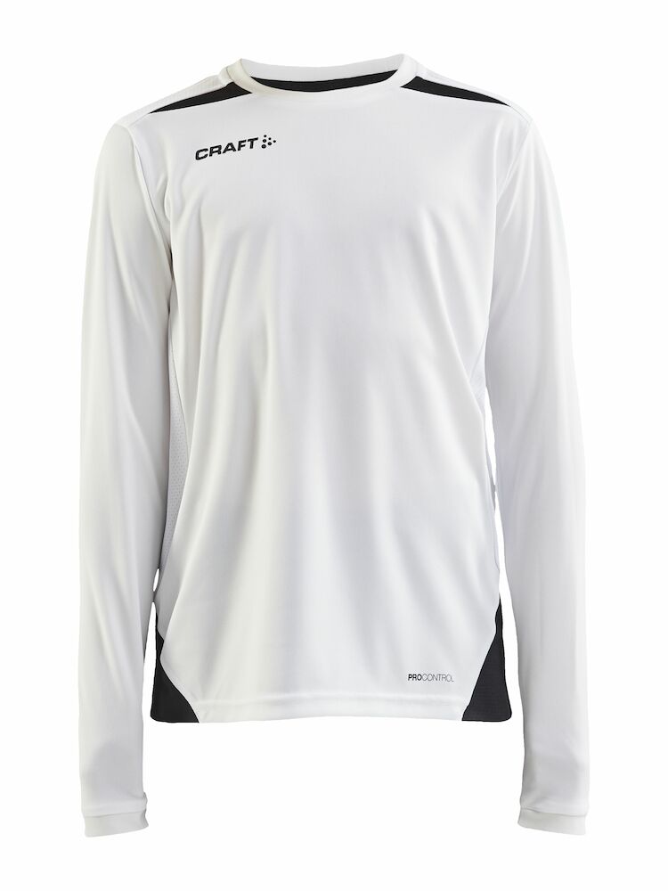 Craft Pro Control Impact LS Tee Jr - white-black-2