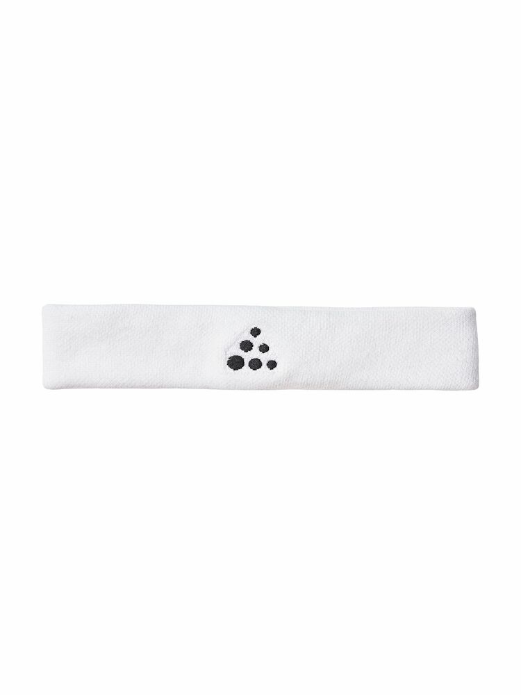 Craft Progress Sweat Headband - white