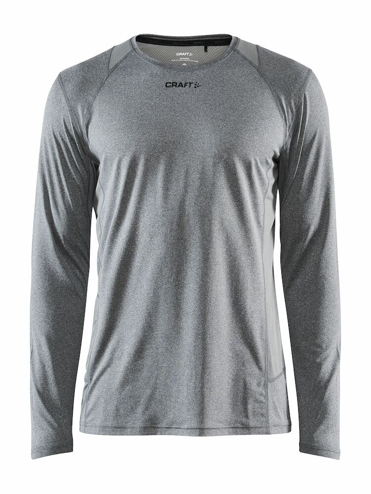 Craft ADV Essence LS Tee M - dk-grey-melange