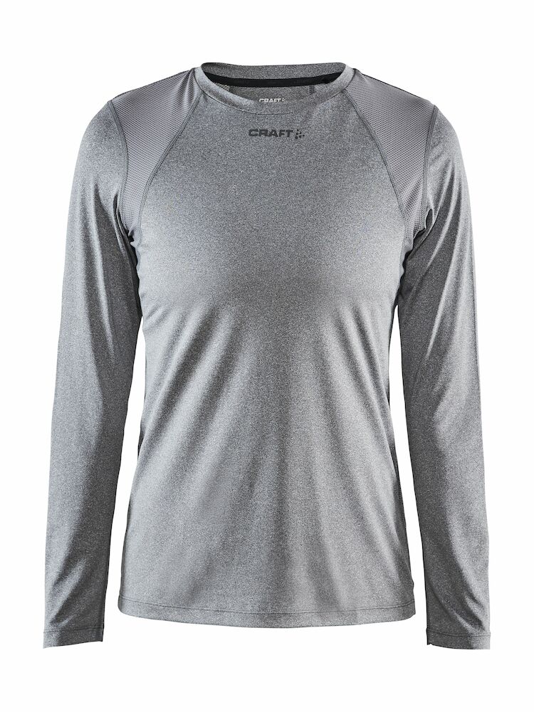 Craft ADV Essence LS Tee W - dk-grey-melange