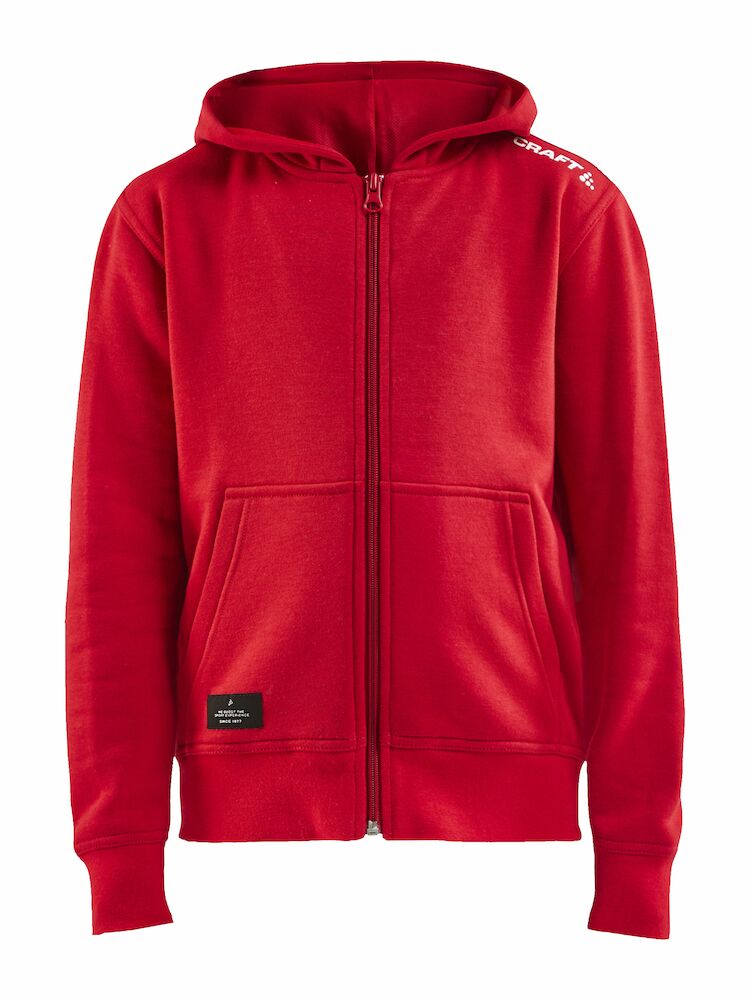 Craft Community FZ Hoodie Jr - bright-red