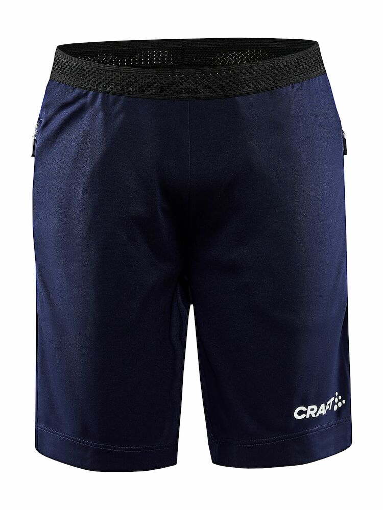 Craft Evolve Zip Pocket Shorts JR - navy