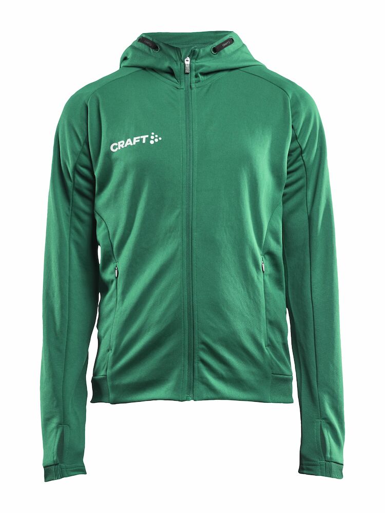 Craft Evolve Hood Jacket JR - team-green