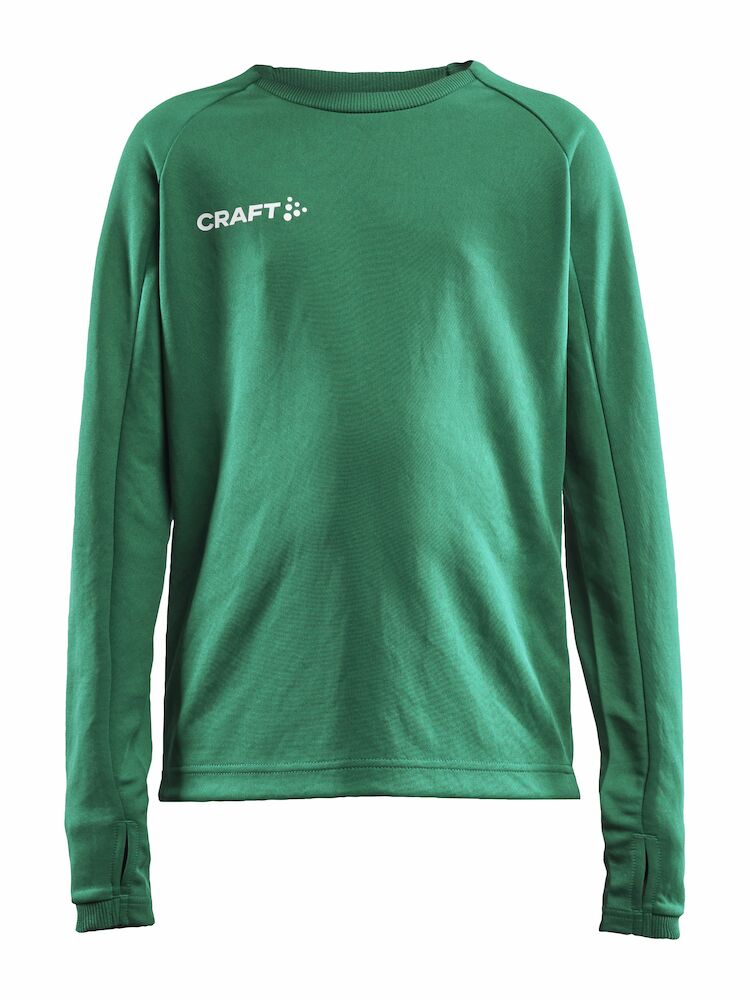 Craft Evolve Crew Neck JR - team-green