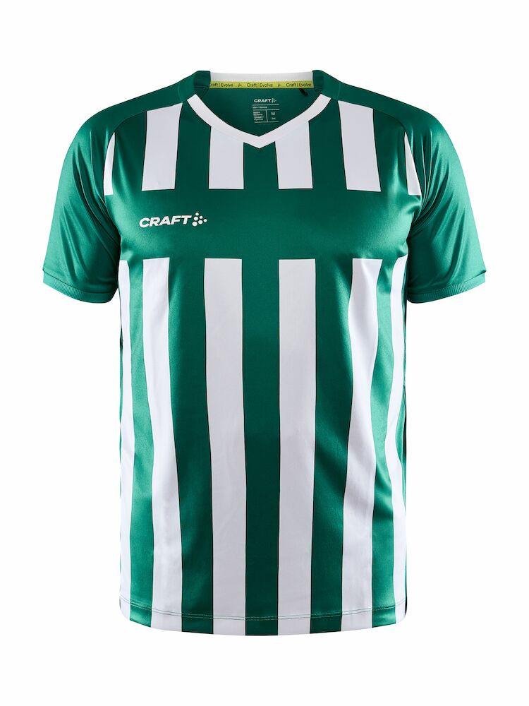 Craft Progress 2.0 Stripe Jersey M - team-green-white