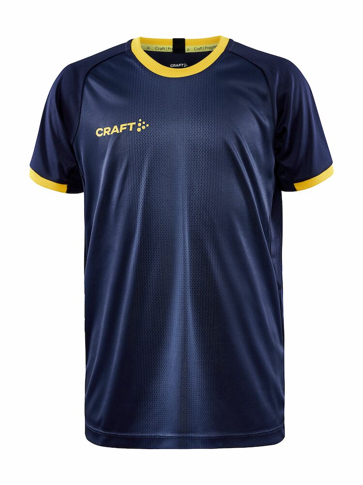 Craft Progress 2.0 Graphic Jersey JR - navy-sweden-yellow