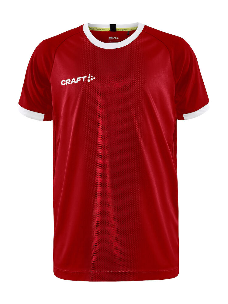 Craft Progress 2.0 Graphic Jersey JR - bright-red-white