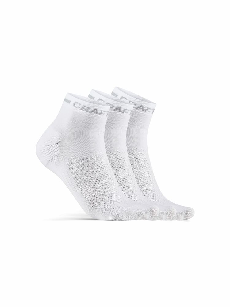 Craft CORE Dry Mid Sock 3-Pack - white