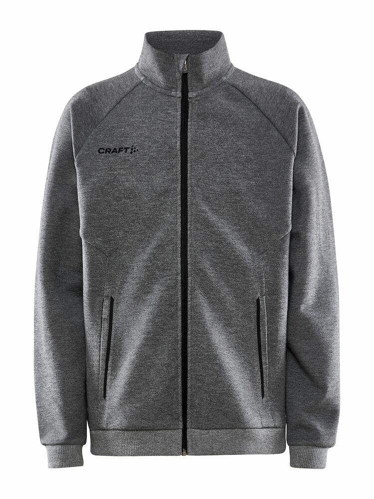 Craft CORE Soul Full Zip Jacket Jr - dk-grey-melange