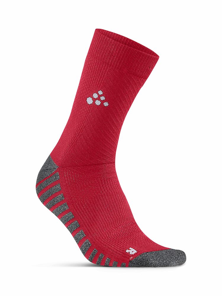 Craft Progress Anti Slip Mid Sock - bright-red