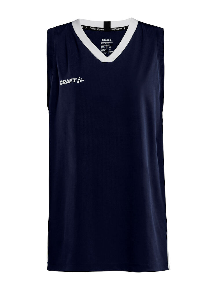 Craft Progress Basket Singlet Jr - navy