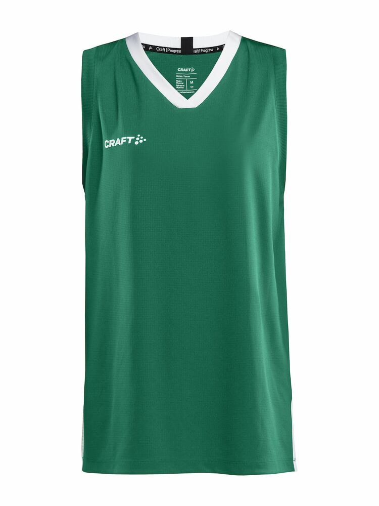 Craft Progress Basket Singlet Jr - team-green