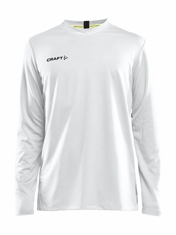 Craft Progress LS Basket Jersey M - white