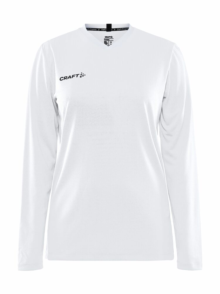 Craft Progress LS Basket Jersey W - white