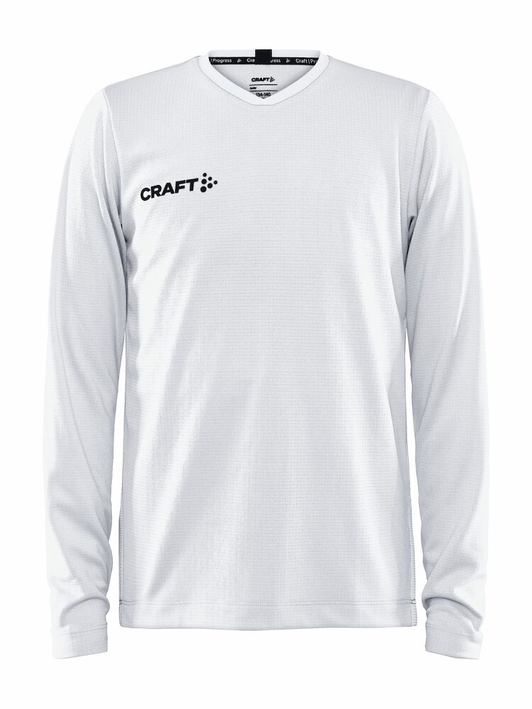 Craft Progress LS Basket Jersey Jr - white