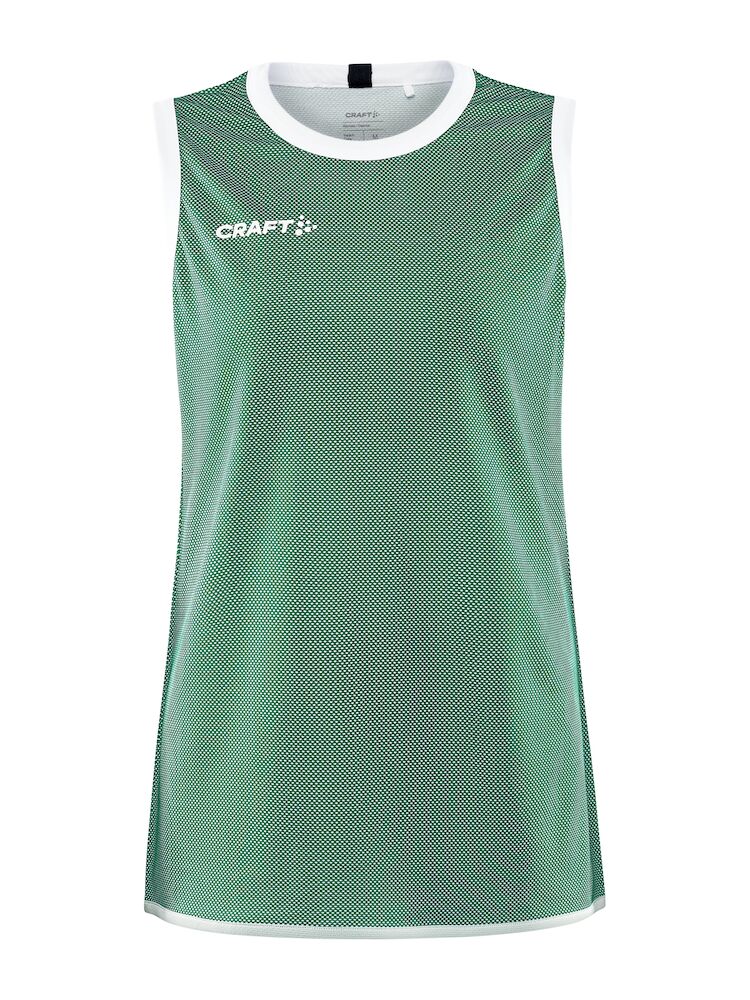 Craft Progress Reversible Basket Singlet W - team-green-white