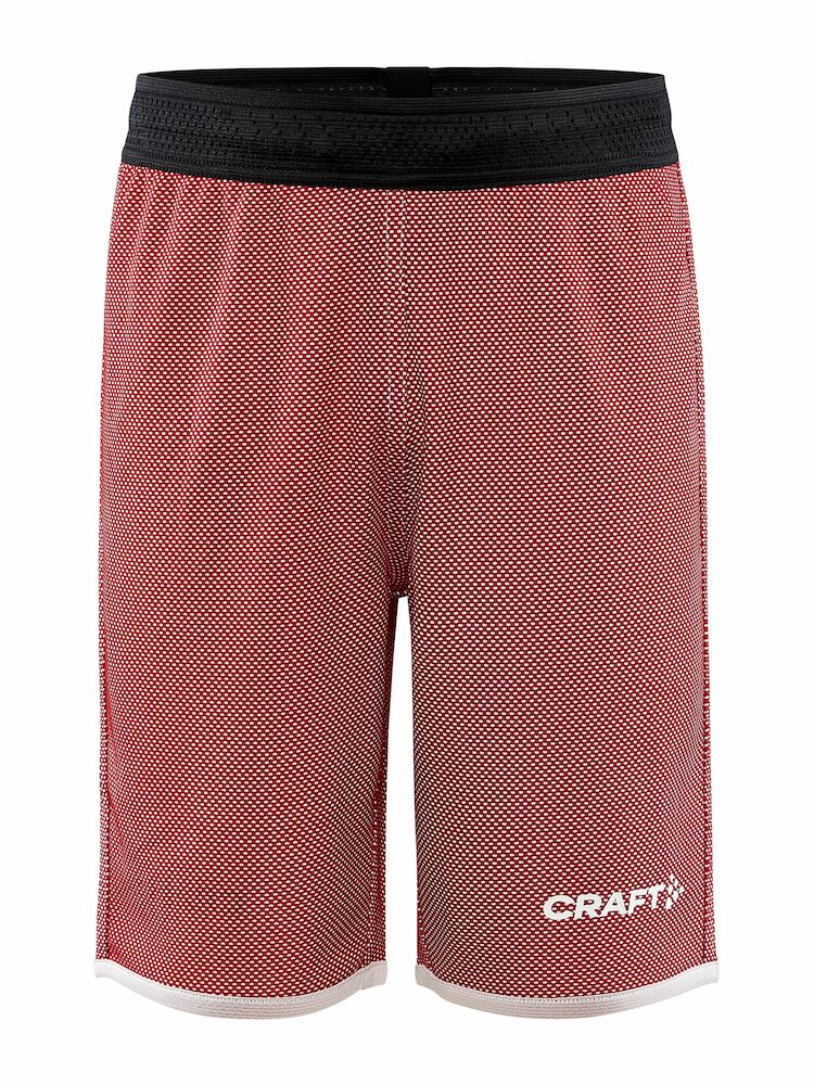 Craft Progress Reversible Basket Shorts Jr - bright-red-white