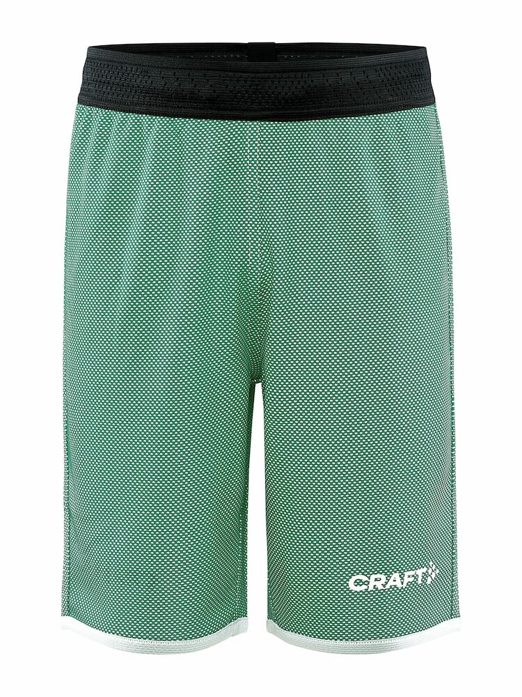 Craft Progress Reversible Basket Shorts Jr - team-green-white