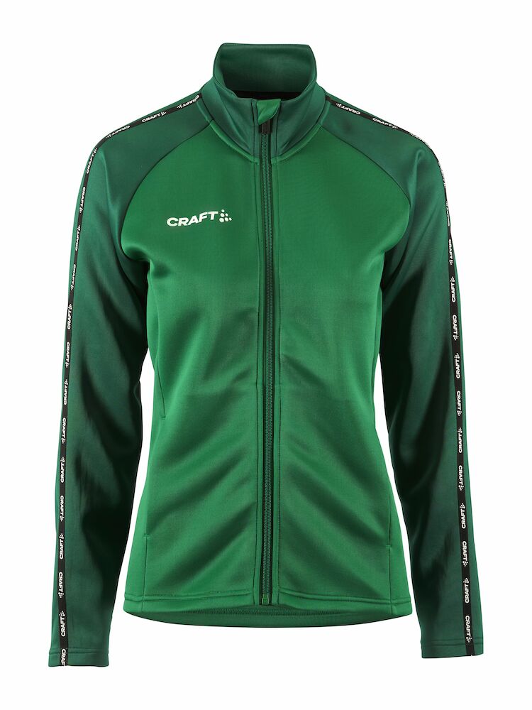 Craft Squad 2.0 Full Zip W - team-green-ivy