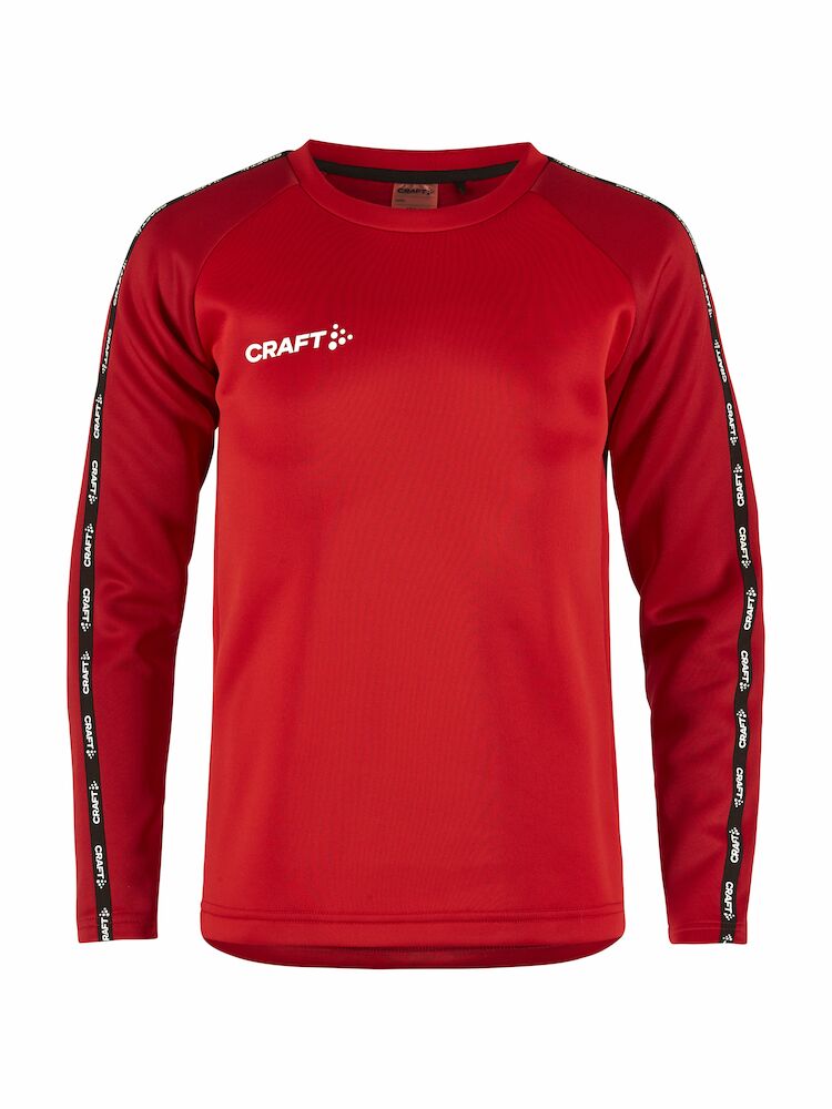 Craft Squad 2.0 Crewneck Jr - bright-red-express