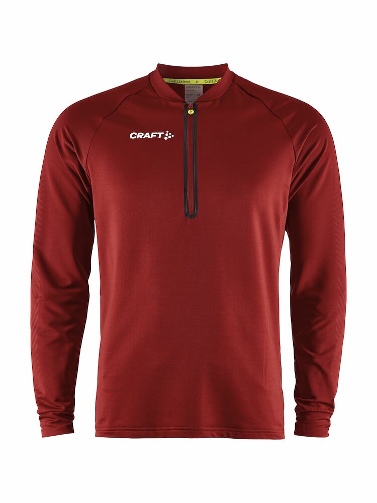 Craft Extend Half Zip M - rhubarb