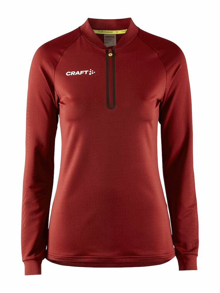 Craft Extend Half Zip W - rhubarb