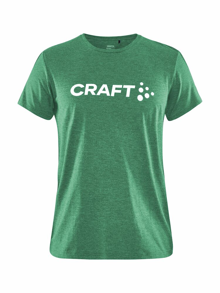 Craft Community Logo SS Tee W - team-green-melange-2