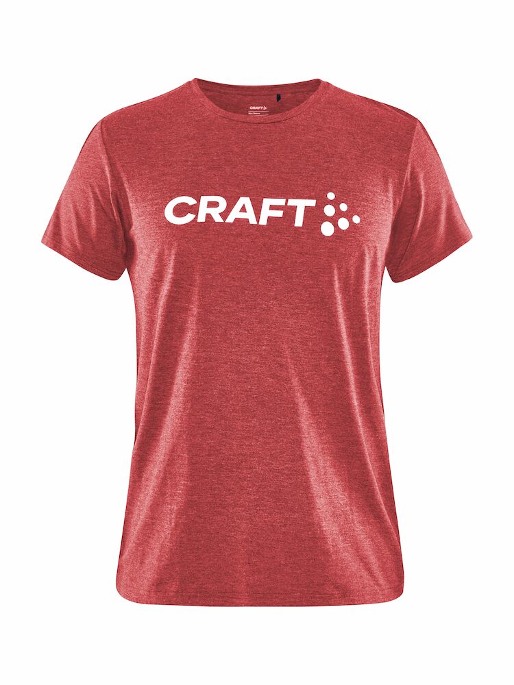 Craft Community Logo SS Tee W - bright-red-melange-2