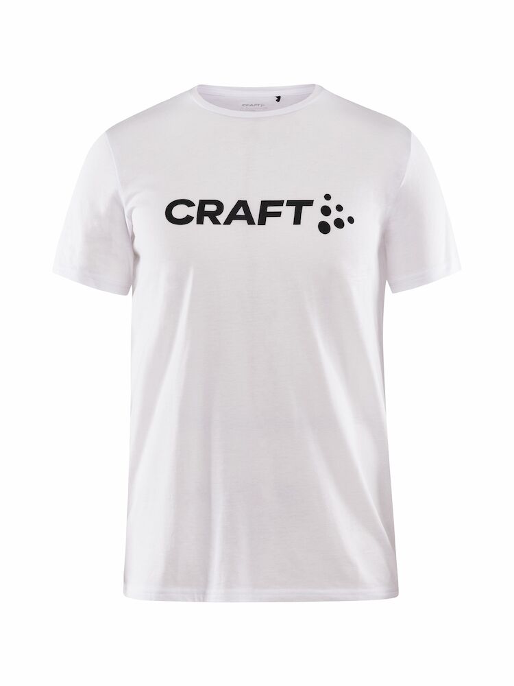 Craft Community Logo SS Tee Jr - white-melange