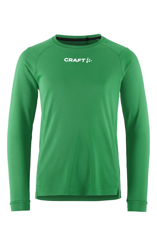 Craft Rush 2.0 LS Tee JR - team-green