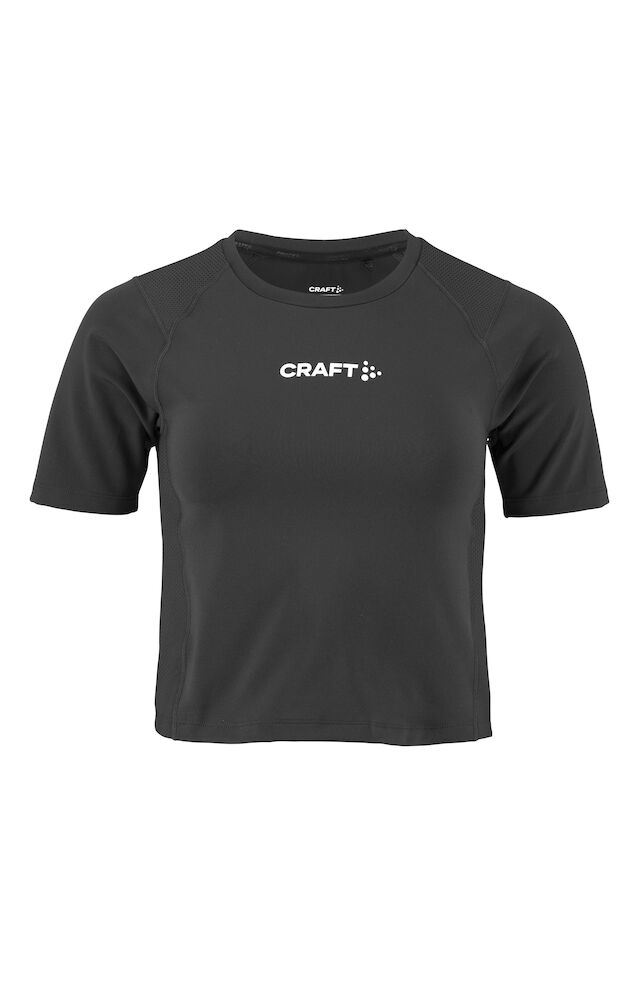 Craft Rush 2.0 Crop Tee W - black