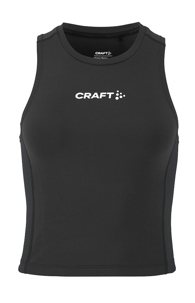 Craft Rush 2.0 Crop Singlet W - black