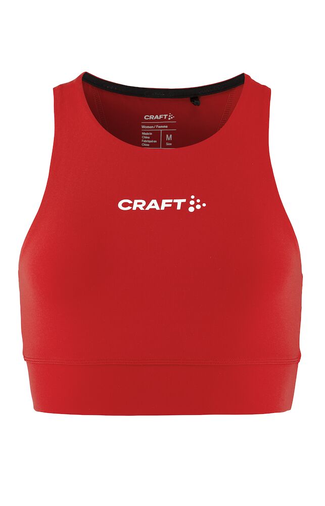 Craft Rush 2.0 Crop Top W - bright-red