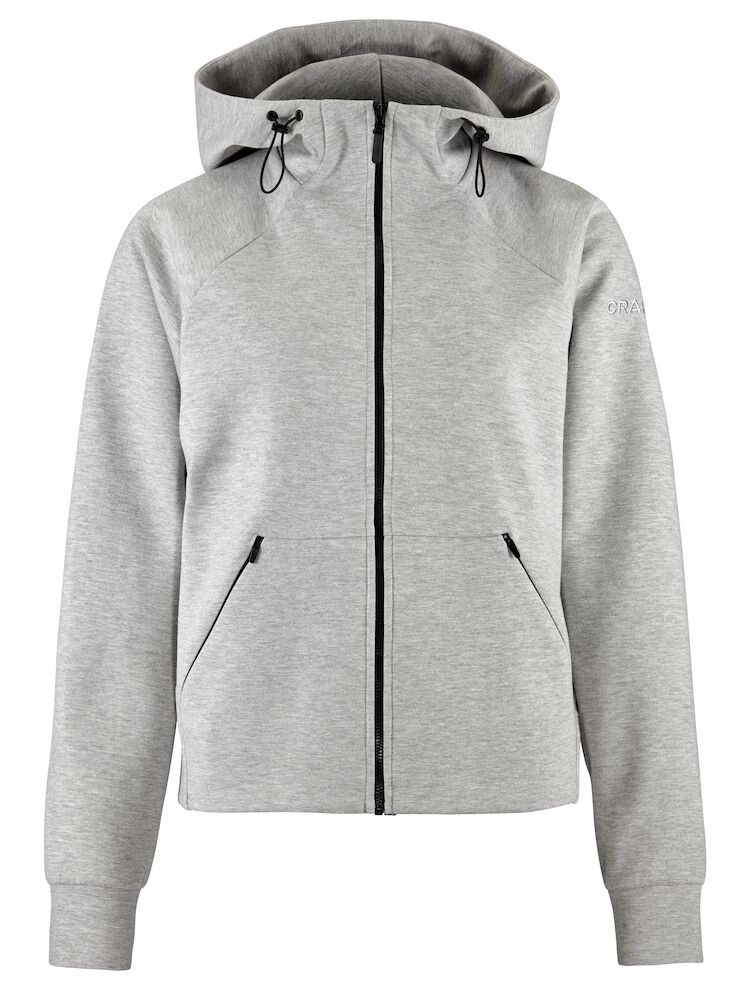 Craft ADV Join FZ Hoodie W - grey-melange