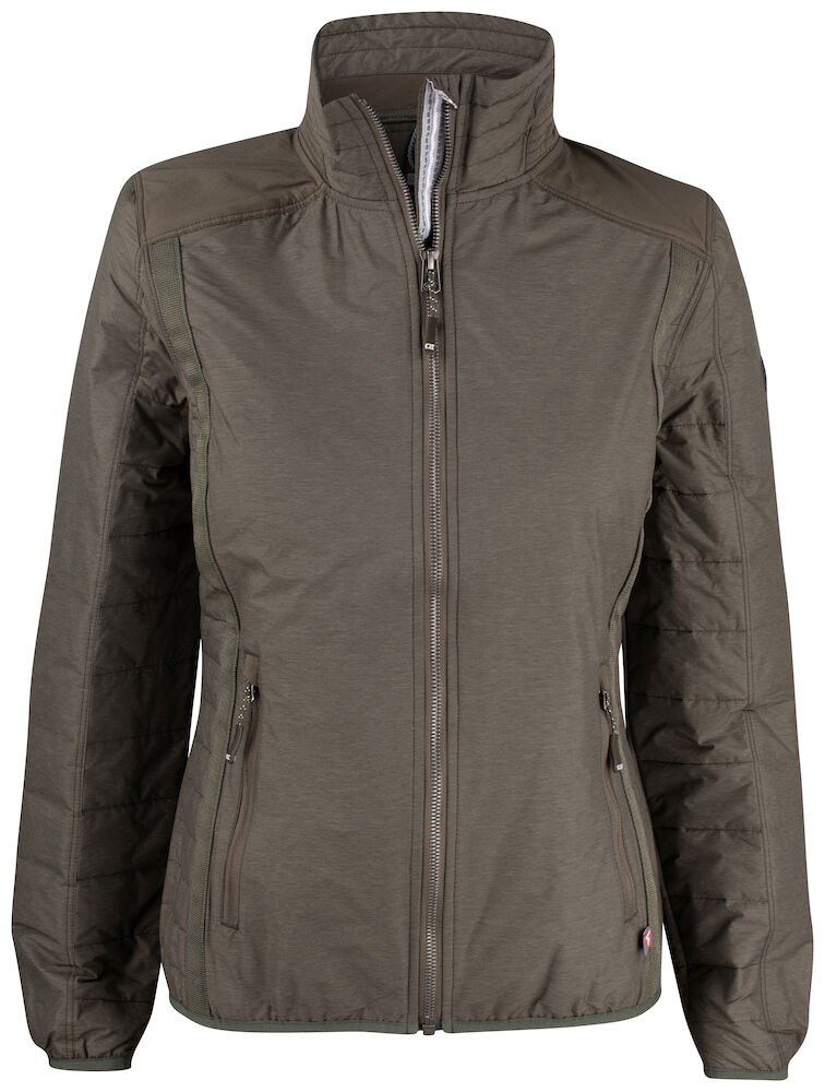 Cutter & Buck Packwood Jacket Dames - olijfgroen-melange