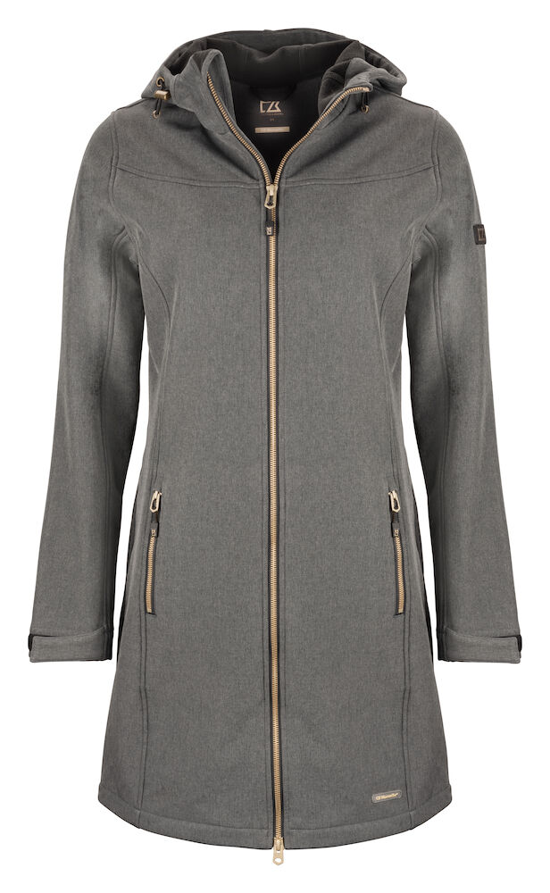 Cutter & Buck Whittier Jacket Dames - antraciet-melange