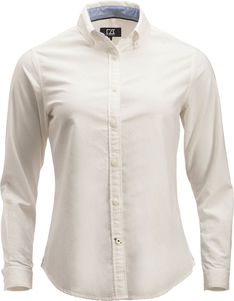 Cutter & Buck Belfair Oxford Shirt Dames - wit