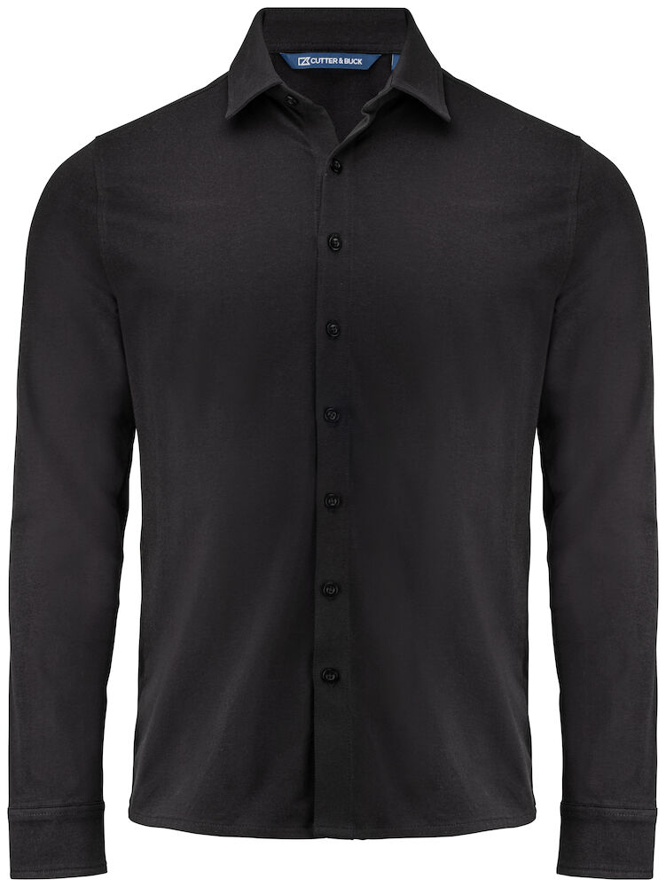 Cutter & Buck Hedley Stretch Shirt Heren - zwart