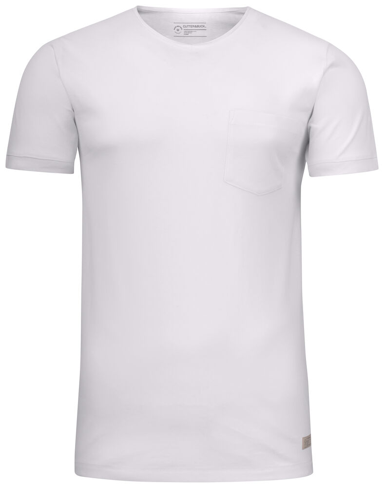 Cutter & Buck Pacific City Tee Heren - wit