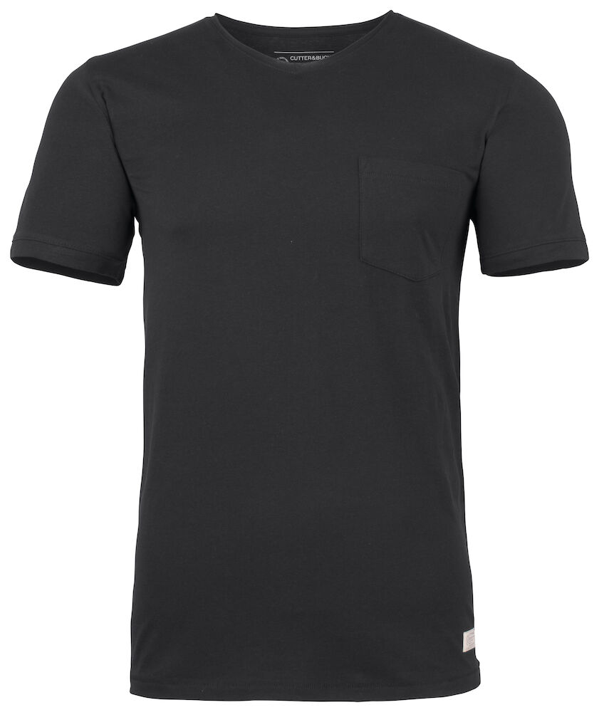 Cutter & Buck Pacific City Tee Heren - zwart