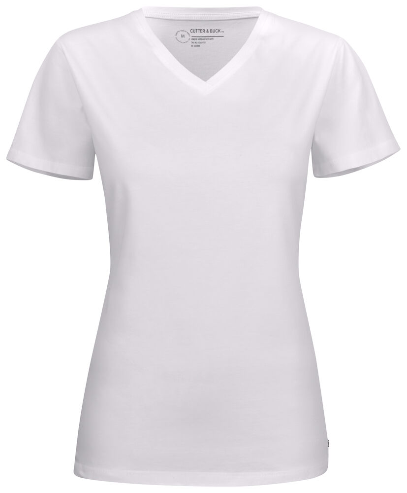 Cutter & Buck Manzanita T-shirt Dames - wit