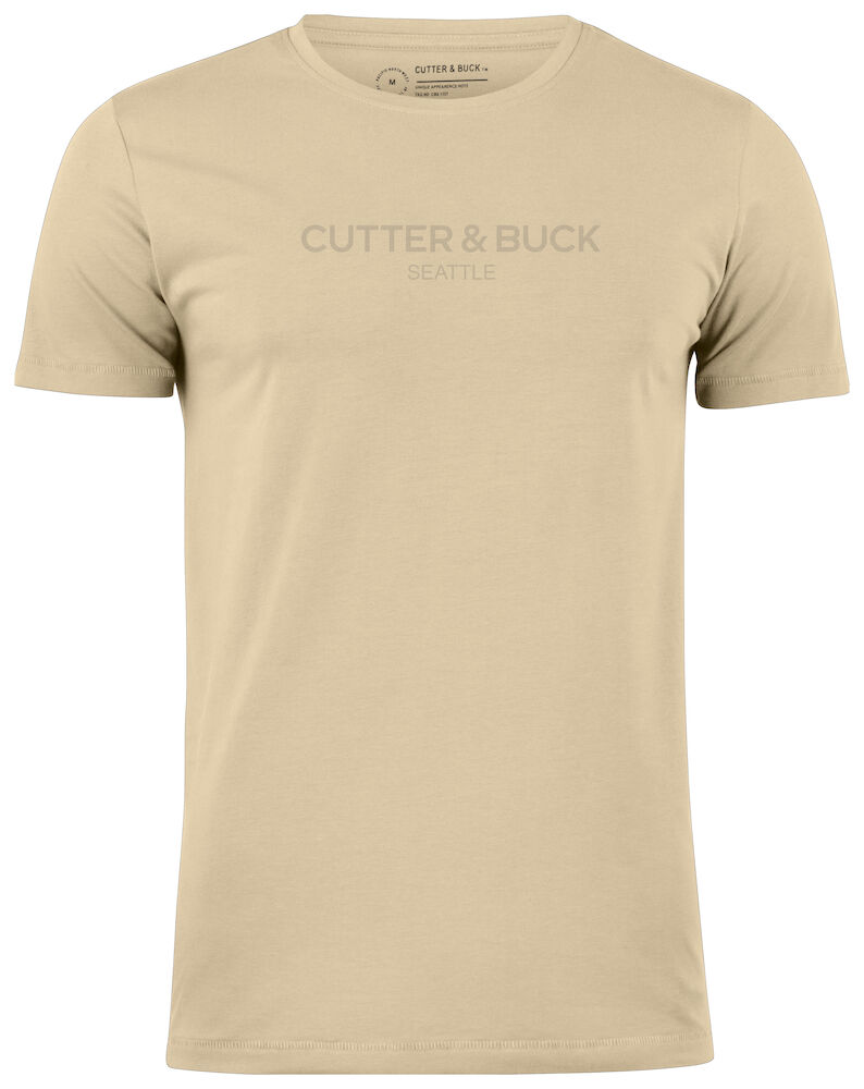 Cutter & Buck Manzanita Roundneck Heren - beige