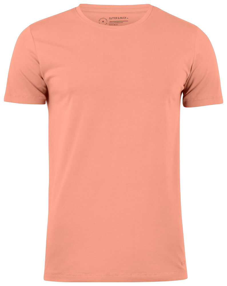 Cutter & Buck Manzanita Roundneck Heren - papaya