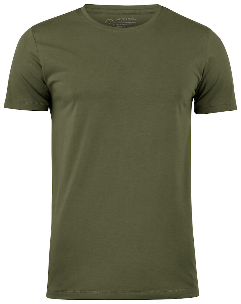 Cutter & Buck Manzanita Roundneck Heren - ivy-groen