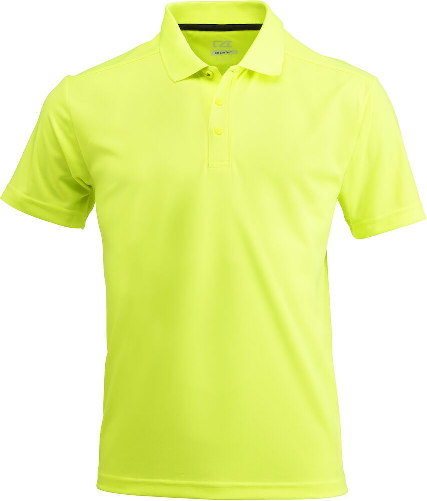 Cutter & Buck Kelowna Polo Heren - neongeel