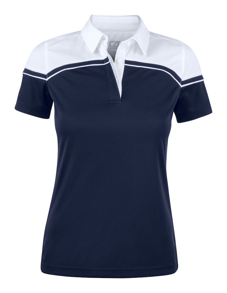 Cutter & Buck Seabeck Polo Dames - dark-navy-wit