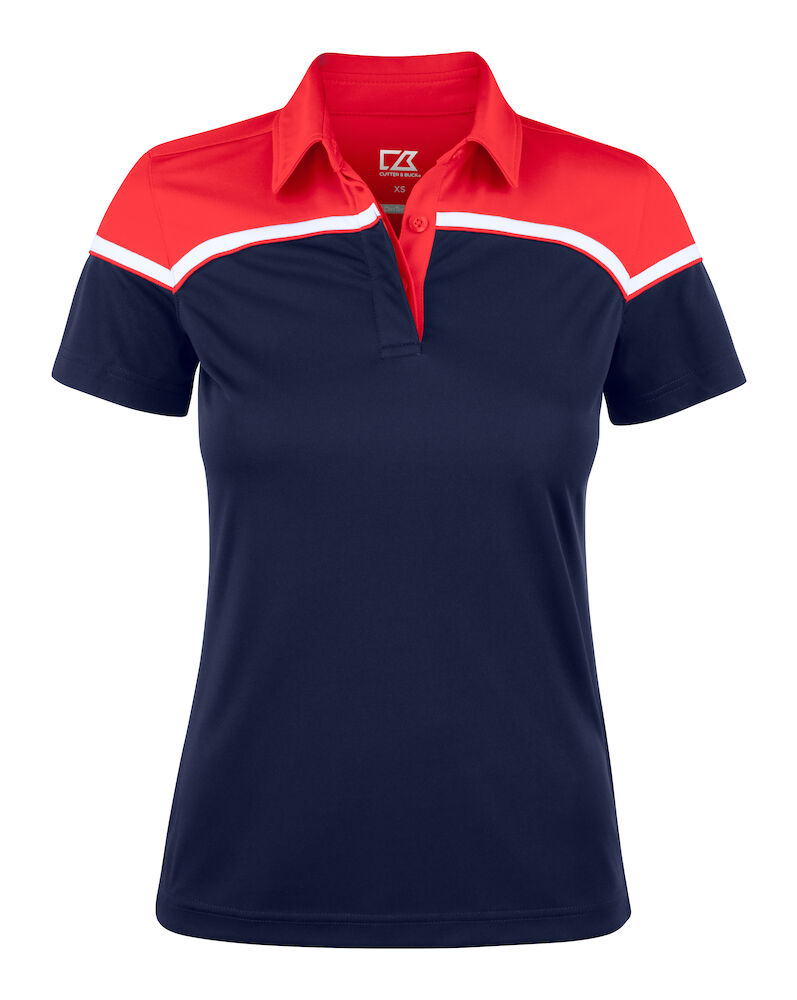 Cutter & Buck Seabeck Polo Dames - dark-navy-red