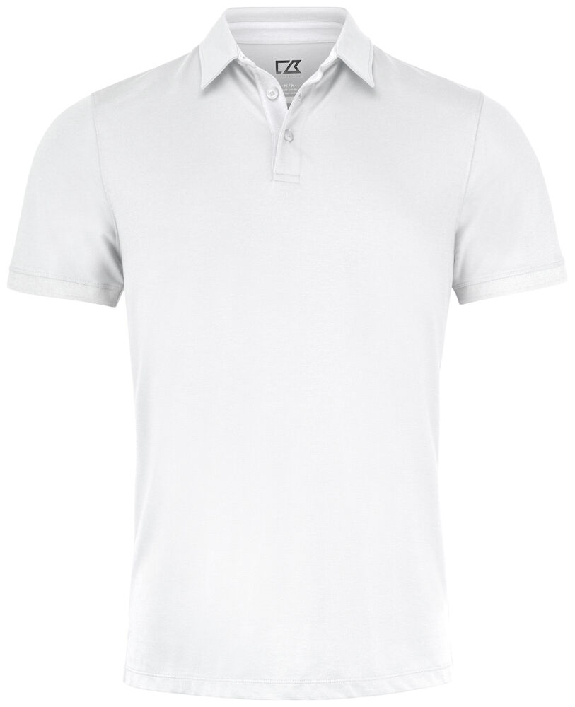 Cutter & Buck Oceanside Stretch Polo Heren - wit