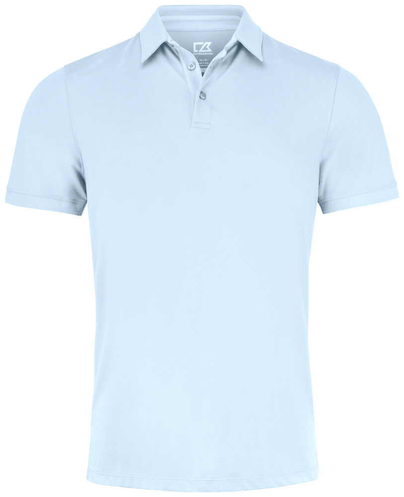 Cutter & Buck Oceanside Stretch Polo Heren - hemel-blauw