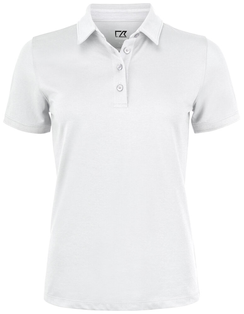 Cutter & Buck Oceanside Stretch Polo Dames - wit